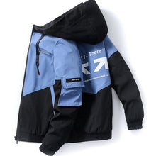 Load image into Gallery viewer, 2020 spring and autumn clothes Men Jacket Size 3XL Outwear Hooded Coat Slim Parka men's hooded fashion printed jacket