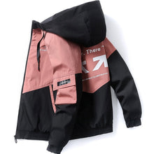 Load image into Gallery viewer, 2020 spring and autumn clothes Men Jacket Size 3XL Outwear Hooded Coat Slim Parka men's hooded fashion printed jacket