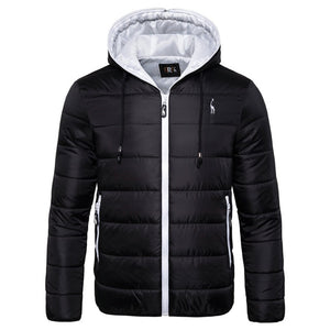 Waterproof Winter Jacket Men Hoodied Parka