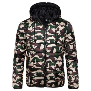 Waterproof Winter Jacket Men Hoodied Parka